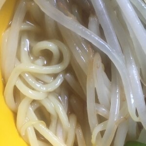 もやしで節約温麺